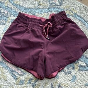 lululemon athletica Purple and Pink Athletic Shorts